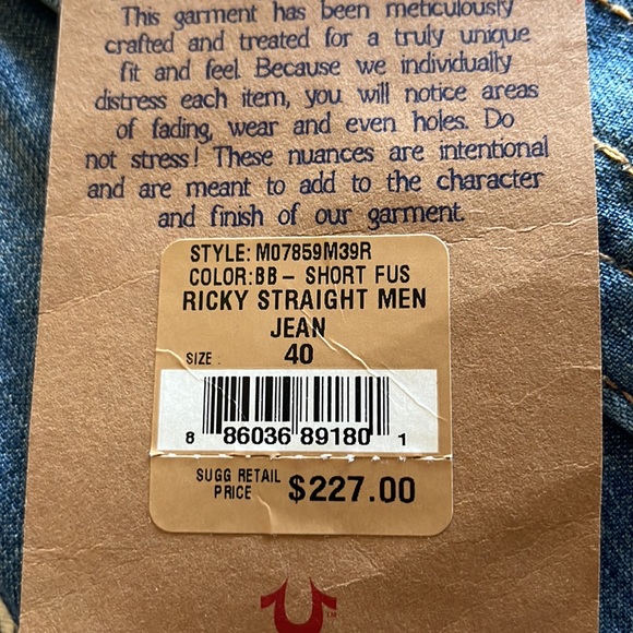 True Religion Mens Vintage Jeans - Picture 11 of 12